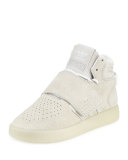 Tubular Invader Strap Sneaker, White