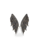 Magnipheasant Black Diamond Open Wing Ring