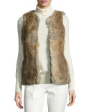 3-in-1 Convertible Jacket w/ Removable Rabbit Fur Vest
