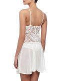 Love Magicienne Lace Nightie, Dentelle Nacre