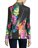 Flower Pop Two-Button Jacket