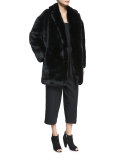Belted Strapless Jumpsuit, Black