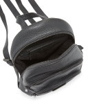 Sloane Mini Leather Backpack, Black