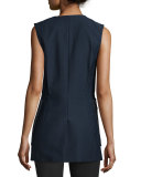 Fleet Cotton-Blend Vest, Salute