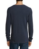 Hartford Slub Ribbed Henley T-Shirt