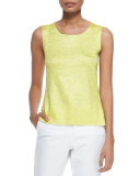Sweet Thing Crinkle Tank, Lime