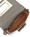 Natalia Medium Chain Crossbody Bag, Graphite 