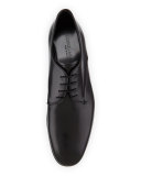 Rubber-Bottom Dress Oxford, Black