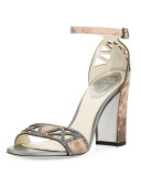 Strass Karung Embellished Sandal