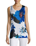 Lapis of Luxury Floral Tank, Petite