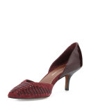 Finn d'Orsay 55mm Pump, Merlot