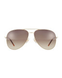 Metal Aviator Sunglasses