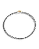 Cable Collectibles Heart Bracelet with Gold