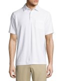 Seaside Terry Polo Shirt, White