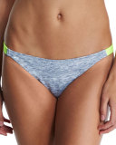 Loulou Printed Jersey Swim Bottom