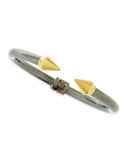 Mini Titan Two-Tone Bracelet, Yellow Gold/Gunmetal