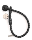 Intrecciato Single-Knot Bracelet, Black