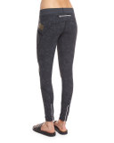 Textured Biker Leggings