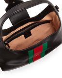 Dionysus Small Striped Hobo Bag