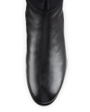 Rockland Leather Knee Boot, Black