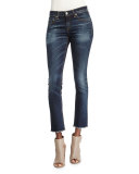 Mid-Rise Skinny Cropped Jeans, Doheny