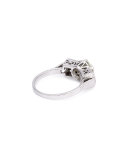 Estate Art Deco Round-Cut Diamond Ring, Size 7