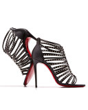 Millaclu Mini-Spike Red Sole Pump, Black