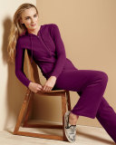 Cashmere Hooded Jogging Set, Women's 