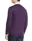 High-Performance Wool Sweater, Plum