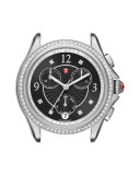 37mm Belmore Watch Head with Diamonds, Black