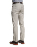 Five-Pocket Cotton-Blend Pants, Camel