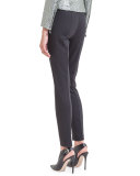 Melissa Slim-Fit Techno Pants, Black