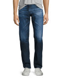 Graduate 11-Year Grand Tank Denim Jeans, Dark Indigo