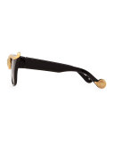 Lioness Sunglasses, Gold/Black