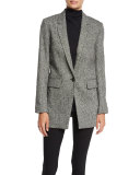 Francis Sleeveless Wool Top, Black