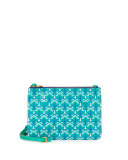 Bayley Duo-Pouch Crossbody Bag, Green