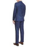 Johnstons Lennon Striped Slim-Fit Basic Suit, Blue