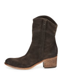 Martana Suede Ankle Boot, Anthracite