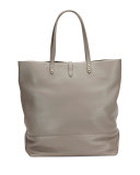 Granada Leather North-South Tote Bag, Dust