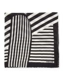 Wide-Stripe Pocket Square
