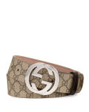 GG Supreme Belt w/Interlocking G