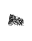 Armory Men's Black Diamond Signet Ring