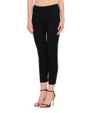 Emanuele Skinny Cropped Pants, Navy