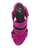 Alien Strappy Suede 115mm Sandal