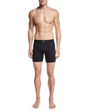 Mesh 6" Trunks, Black