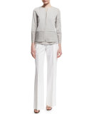 Aisha Jacket with Illusion Trim