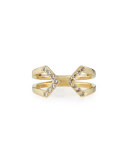 Kuril 23k Gold-Plate V-Tip Ring
