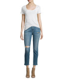 The Wasteland Distressed Ankle Jeans, Reilly
