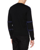 Utility Zip-Up Bomber Jacket, Navy Blue