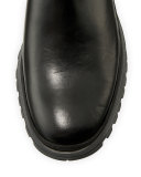 Calf Leather Chelsea Boot, Black